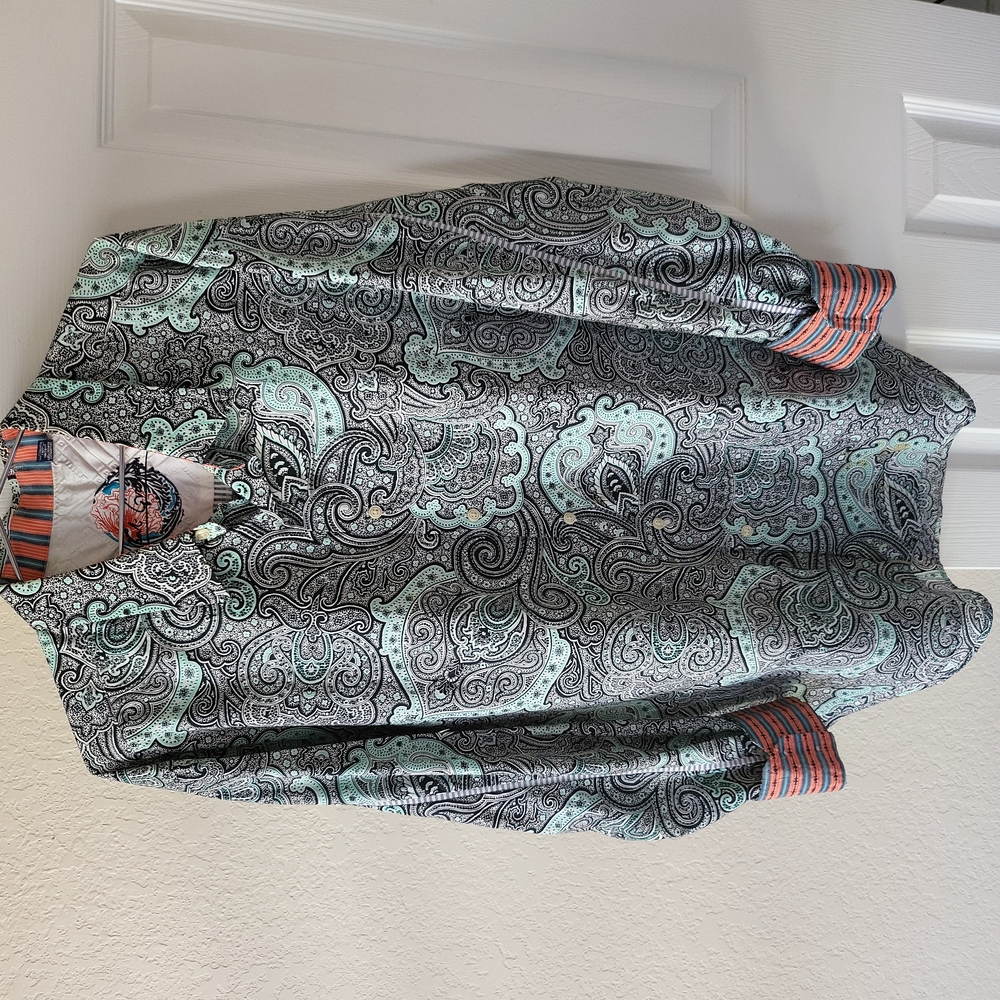 XXL Robert Graham button up dress shirt.